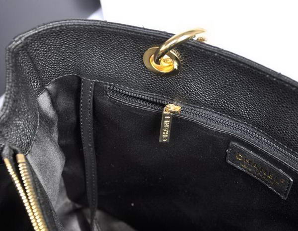 Chanel A50995 Original Caviar Leather Shoulder Bag Black Chanel A50995 Original Caviar Leather Shoulder Bag Black