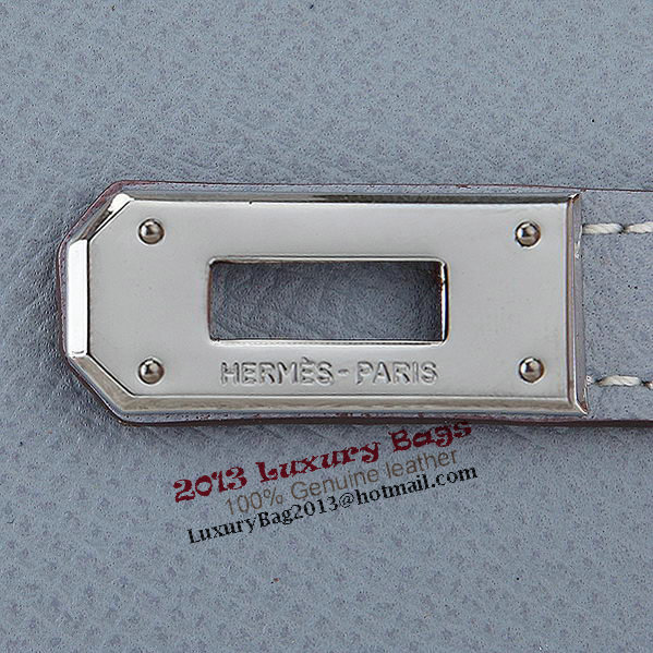 Hermes Kelly Original Saffiano Leather Bi-Fold Wallet A708 SkyBlue Hermes Kelly Original Saffiano Leather Bi-Fold Wallet A708 SkyBlue