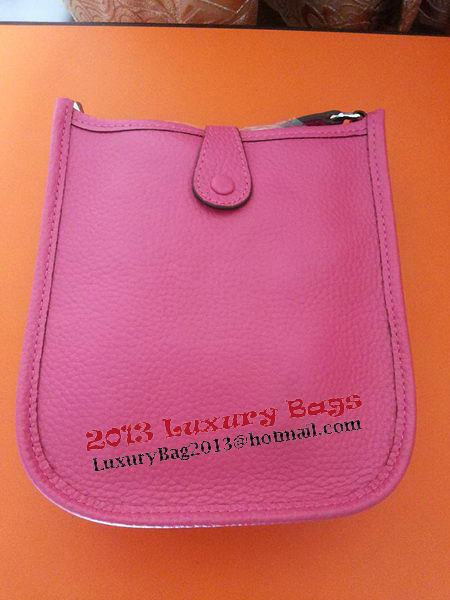 Hermes mini Evelyne Messenger Bag H1608S Rosy Hermes mini Evelyne Messenger Bag H1608S Rosy