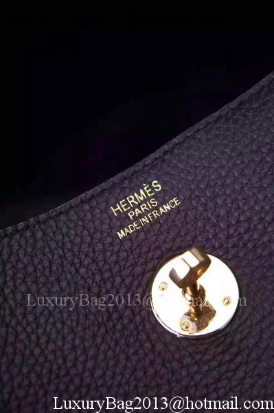 Hermes Lindy 30CM Leather Shoulder Bag H0881 Black Hermes Lindy 30CM Leather Shoulder Bag H0881 Black