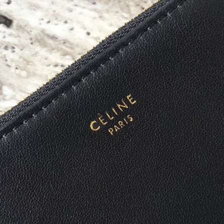 Celine Trio Crossbody Messenger Bag C55421 Black Celine Trio Crossbody Messenger Bag C55421 Black