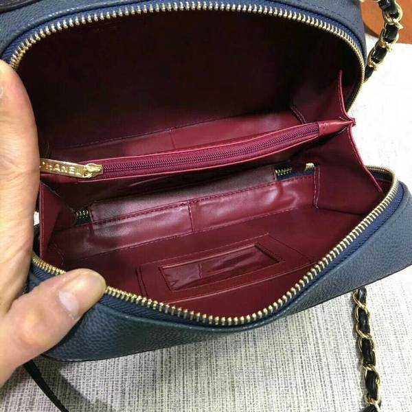 Chanel Calfskin Leather Mini Shoulder Bag 6070 Blue Chanel Calfskin Leather Mini Shoulder Bag 6070 Blue