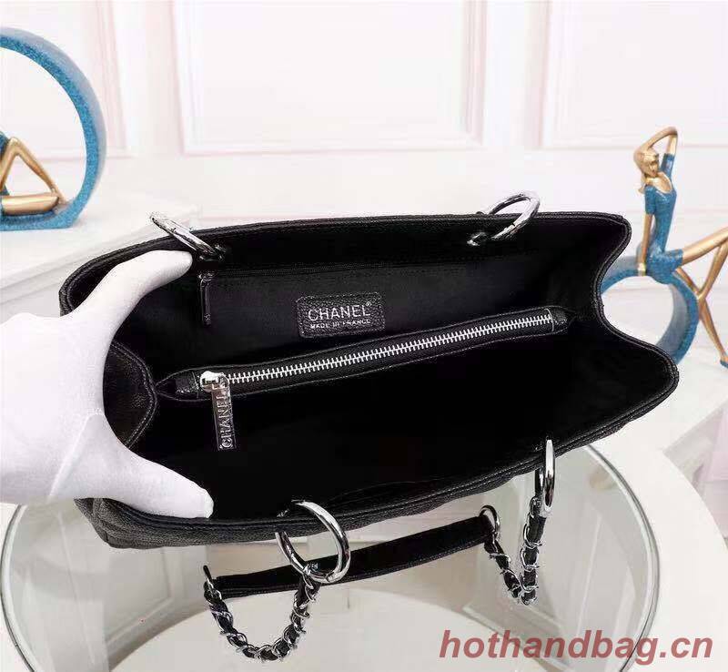 Chanel Caviar Calfskin Leather Tote Bag 20995 Black Chanel Caviar Calfskin Leather Tote Bag 20995 Black