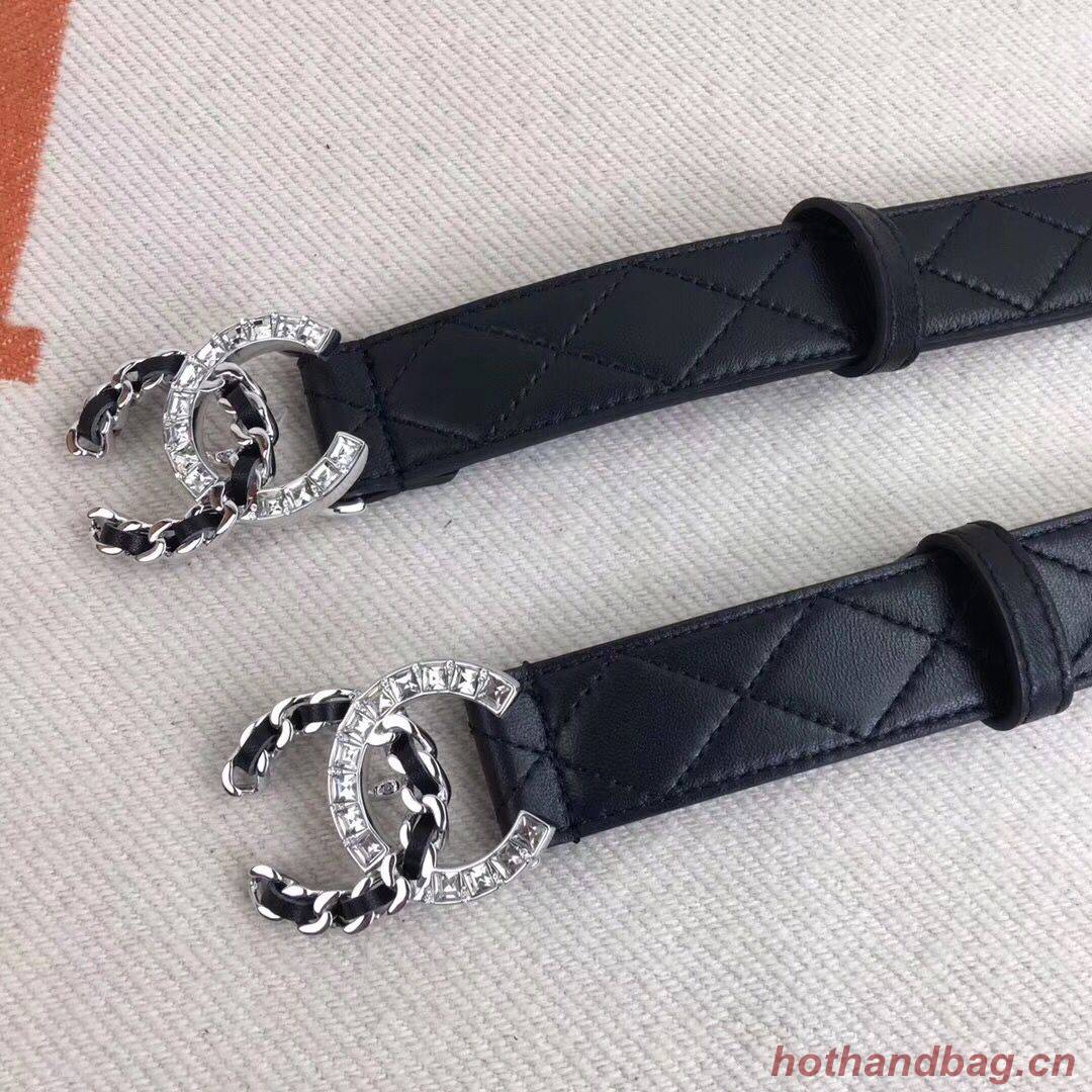 Chanel Calf Leather Belt Wide with 30mm 56610 Chanel Calf Leather Belt Wide with 30mm 56610