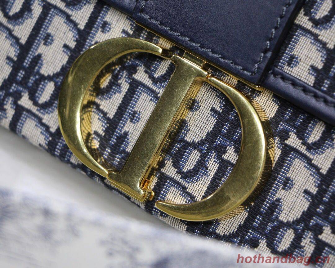 Dior 30 MONTAIGNE DIOR OBLIQUE BAG M9204 Blue Dior 30 MONTAIGNE DIOR OBLIQUE BAG M9204 Blue