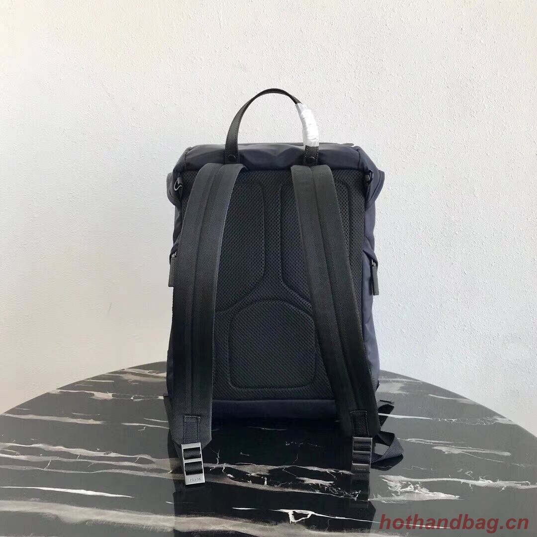 Prada Re-Nylon backpack 2VZ135 black&green Prada Re-Nylon backpack 2VZ135 black&green