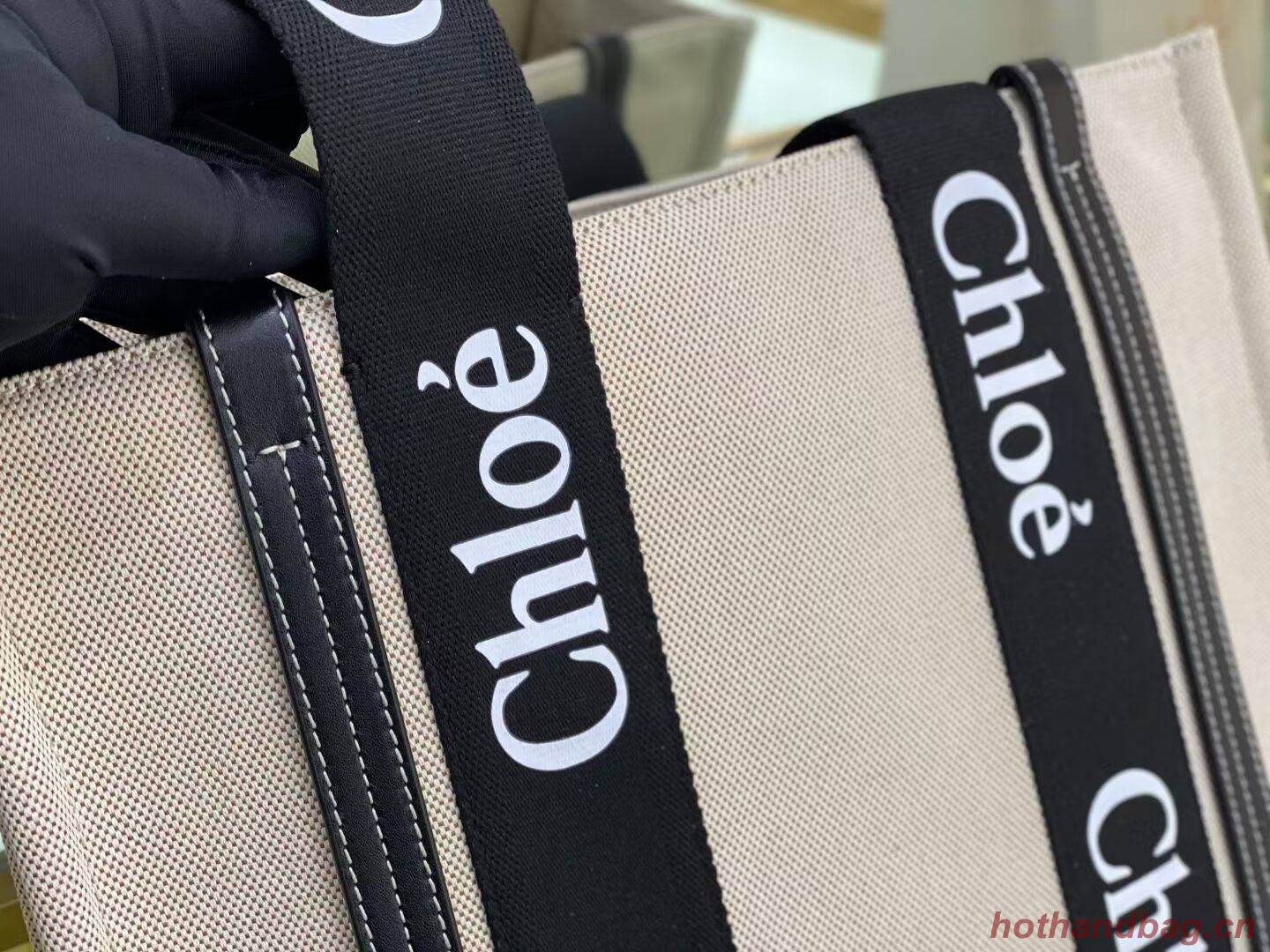 Chloe Cloth & leather 6C026 black Chloe Cloth & leather 6C026 black