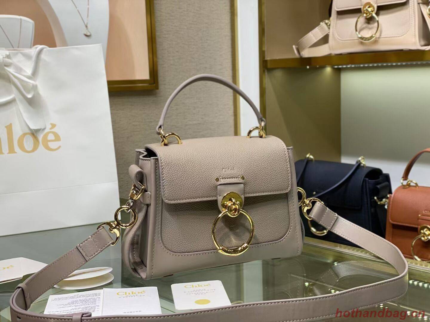 Chloe Original Calfskin Leather Bag C1143S grey Chloe Original Calfskin Leather Bag C1143S grey