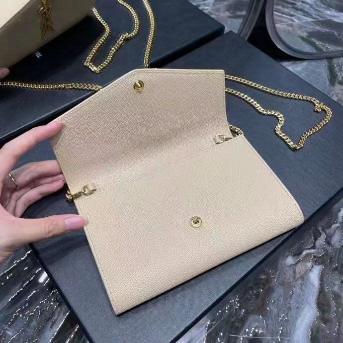 Yves Saint Laurent Calf leather cross-body bag Y707788 BEIGE Yves Saint Laurent Calf leather cross-body bag Y707788 BEIGE