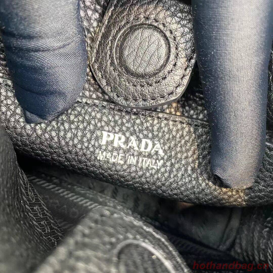 Prada Leather mini shoulder bag 1BH191 black Prada Leather mini shoulder bag 1BH191 black