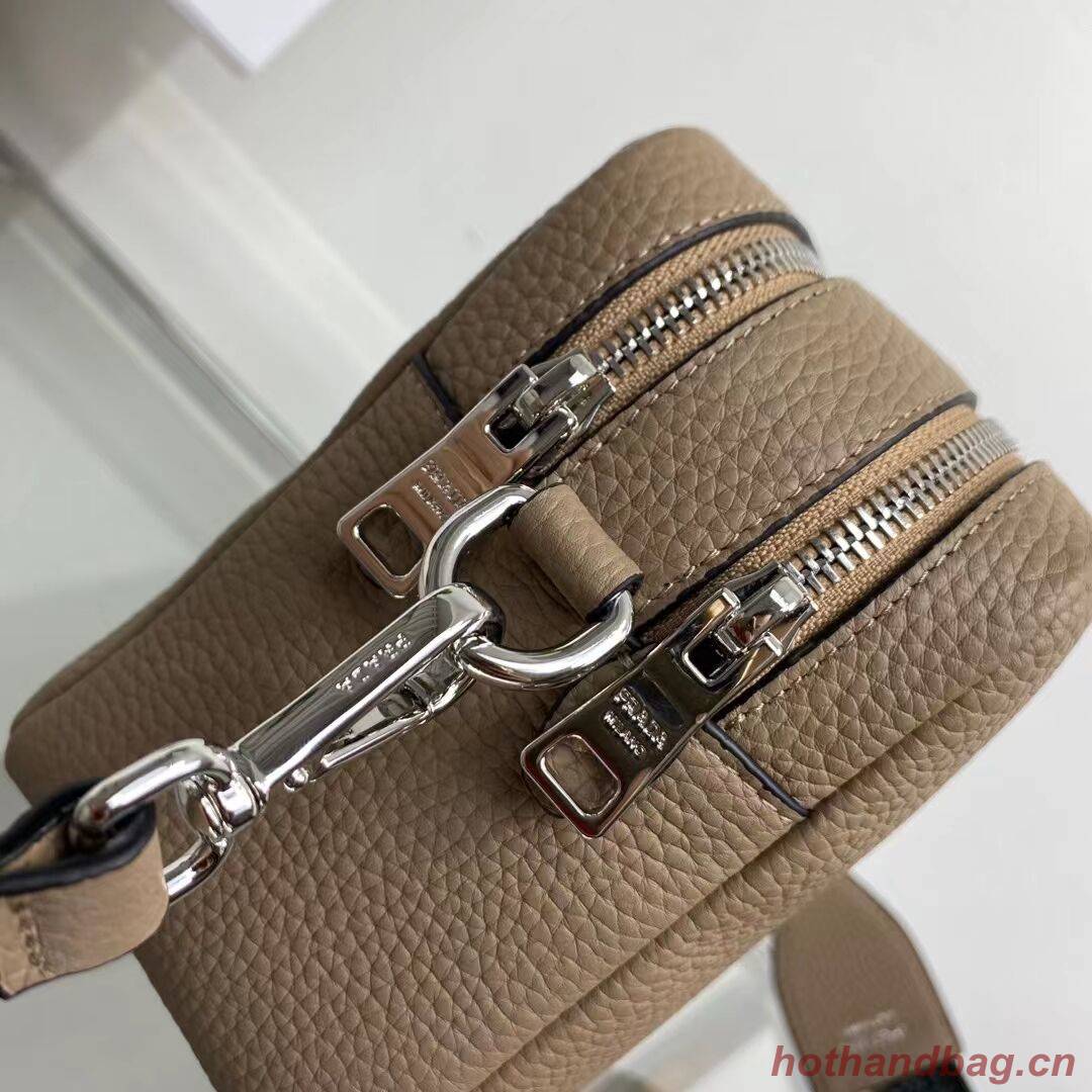 Prada Leather bag with shoulder strap 1BH082 gray Prada Leather bag with shoulder strap 1BH082 gray