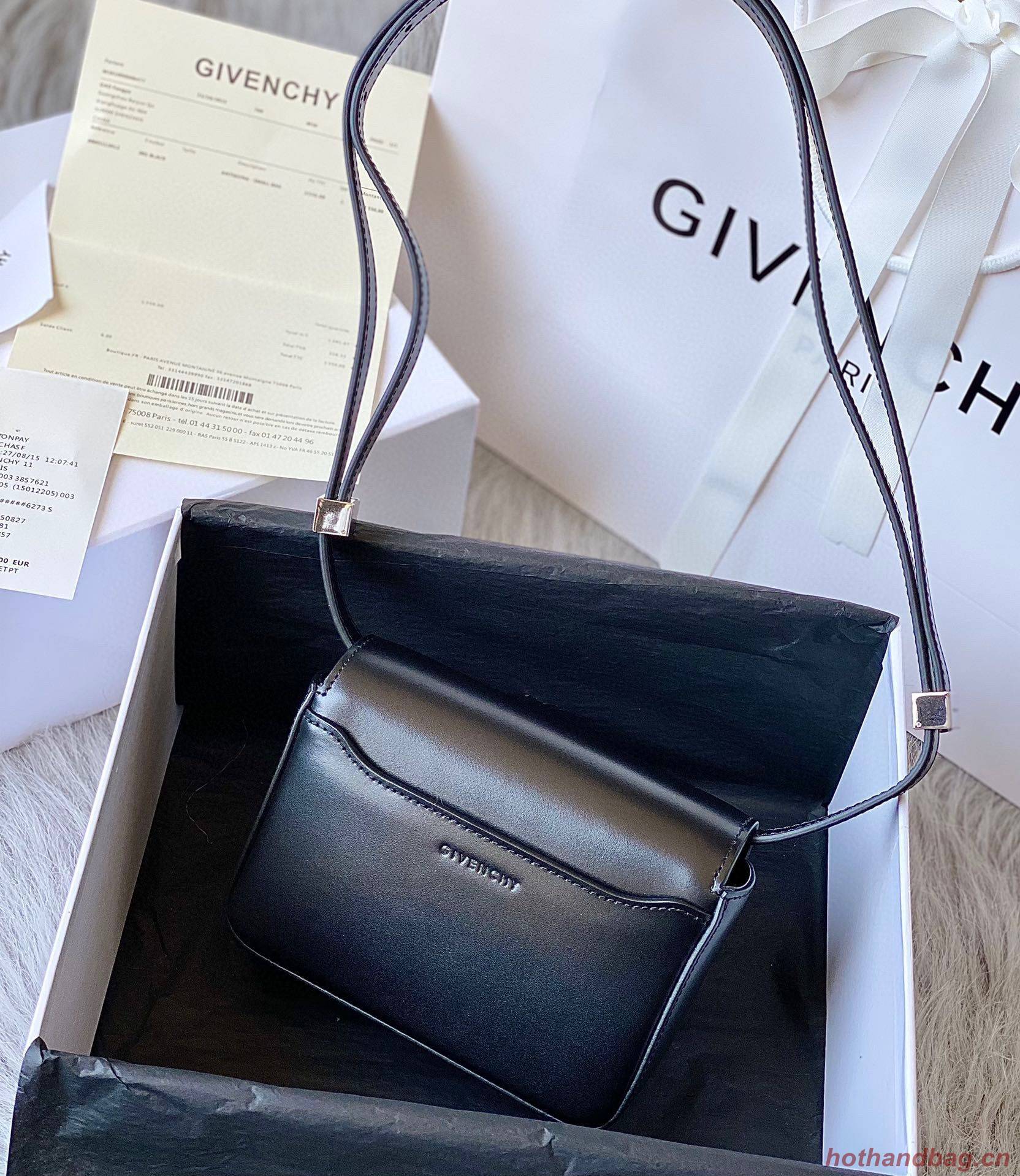 GIVENCHY Original Leather Shoulder Bag 1863 Black GIVENCHY Original Leather Shoulder Bag 1863 Black
