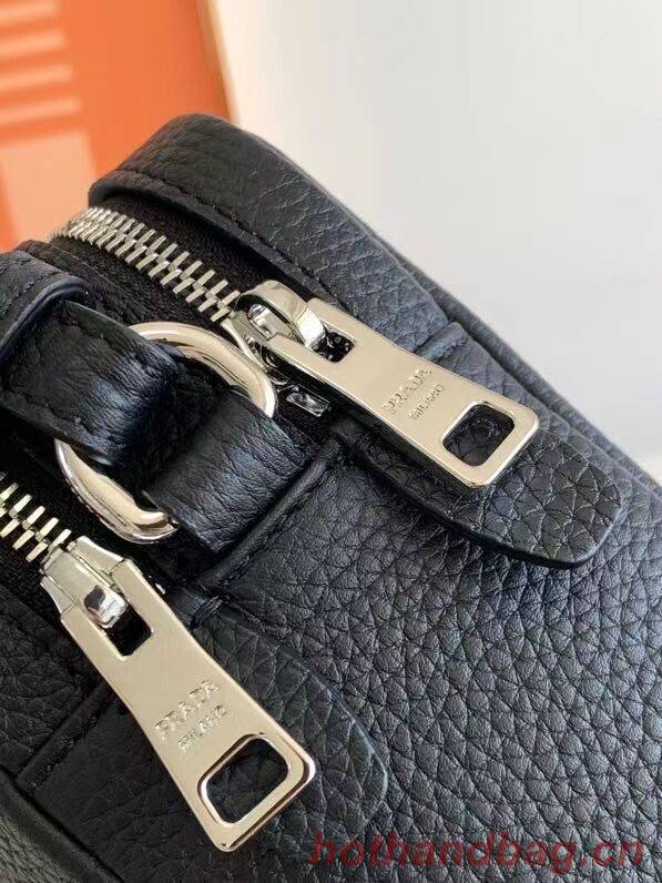 Prada Leather bag with shoulder strap 1DB820 black Prada Leather bag with shoulder strap 1DB820 black
