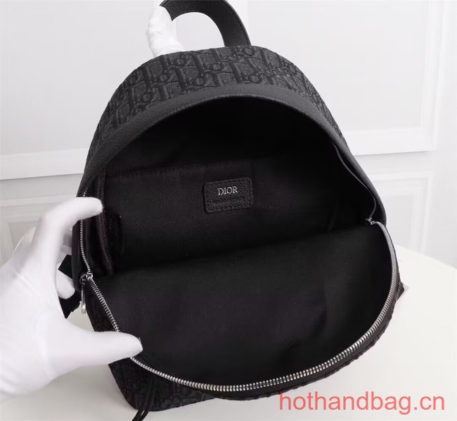 DIOR BACKPACK Oblique Jacquard CM1089 black DIOR BACKPACK Oblique Jacquard CM1089 black