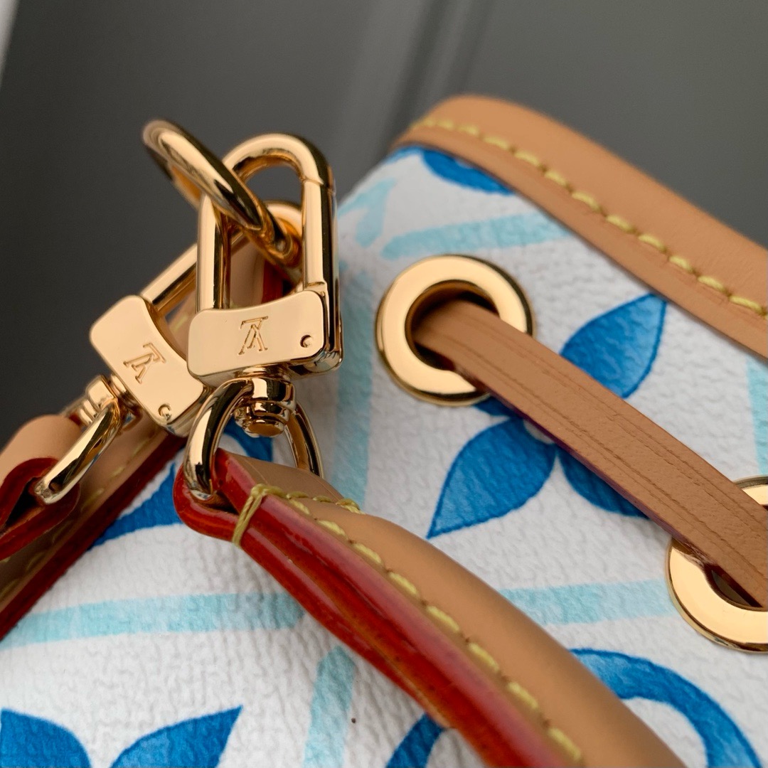 Louis Vuitton NEW Nano Noe M83620 Lagoon Blue Louis Vuitton NEW Nano Noe M83620 Lagoon Blue