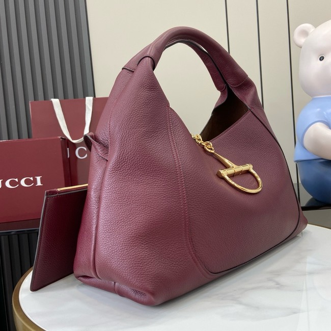 GUCCI SOFTBIT MAXI SHOULDER BAG 837466 Rosso Ancora red