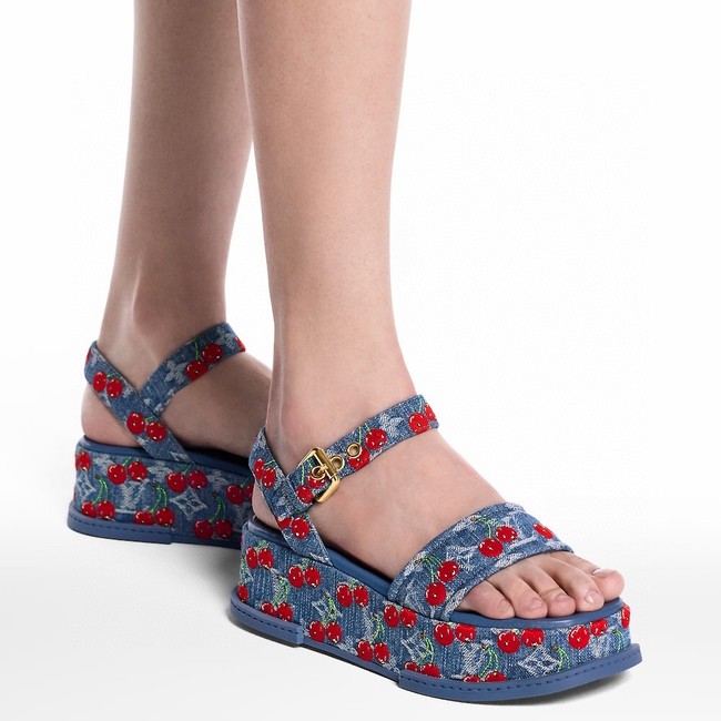 Louis Vuitton Maya Platform Sandal 44975-5