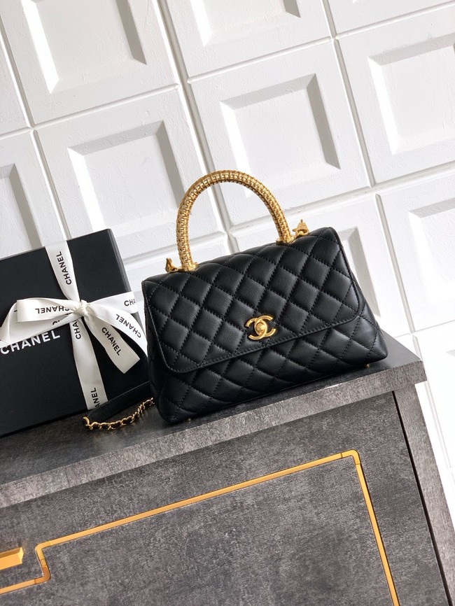 Chanel LARGE FLAP BAG WITH TOP HANDLE 92991-21