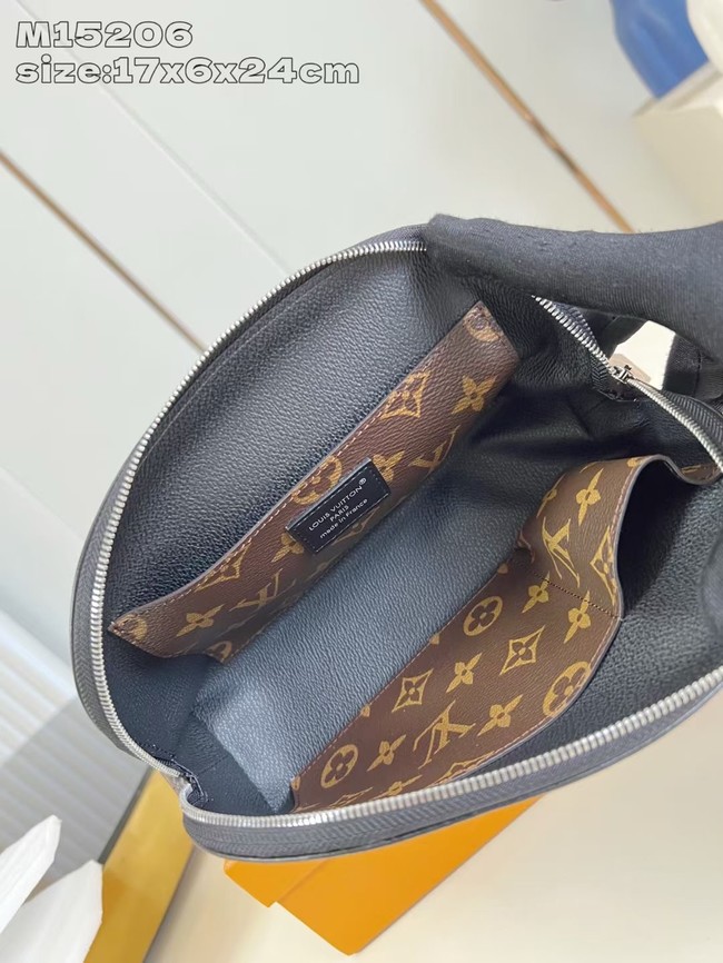 Louis Vuitton Cosmetic Pouch MM M15206 black