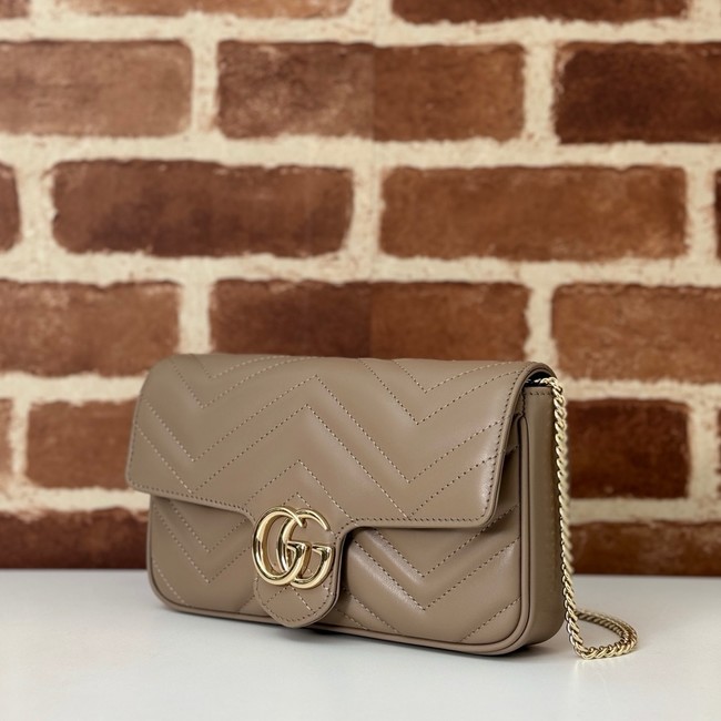 Gucci GG Marmont small shoulder bag 751526 Dusty pink