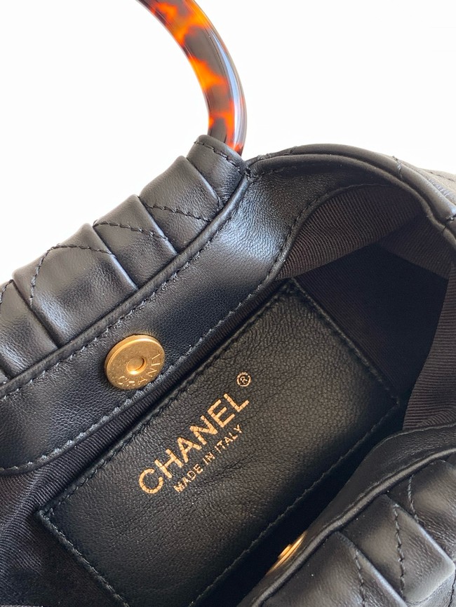 CHANEL Small Hobo Bag AS6022 black