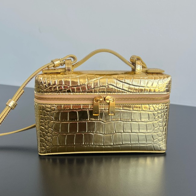 Bottega Veneta Bang Bang Crocodile skin 789109 gold