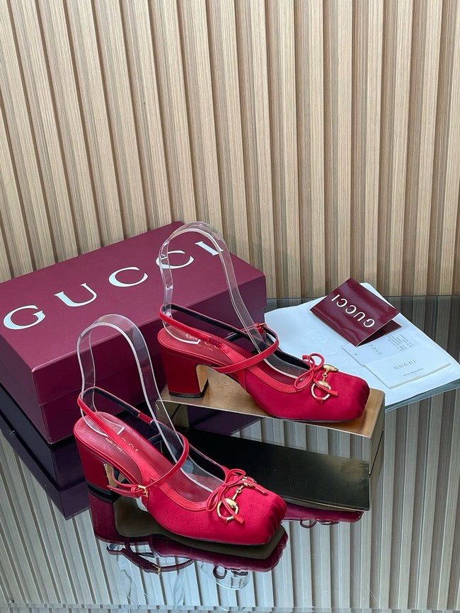Gucci Womens slingback pump with Horsebit 66923-3