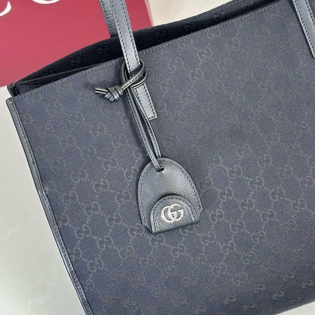 Gucci Large tote bag with charm 875056 black