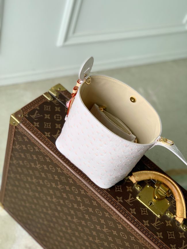 Louis Vuitton All In BB Ostrich M29479 light pink