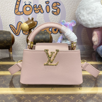 M24666 Capucines East-West Mini Jasmine Pink