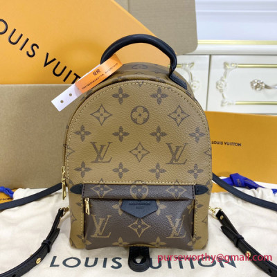 M44872 Palm Spring Backpack Mini Monogram Reverse Canvas ( Replica Sunglasses Quality)