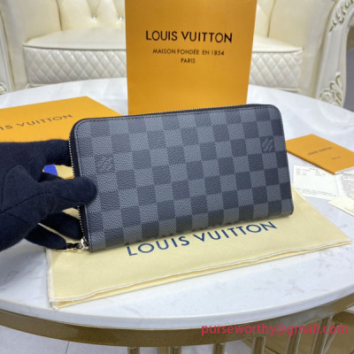 N60111 Zippy Organizer Damier Graphite Canvas