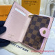N60380 Juliette Wallet Damier Ebene Canvas
