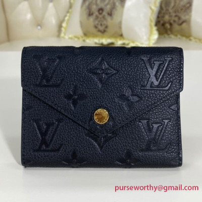 M64060 Victorine Wallet Monogram Empreinte Leather (Black)