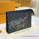 N64605 Pochette Voyage MM Damier Graphite Canvas