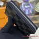 N63076 Zippy Coin Purse Vertical Damier Graphite Canvas