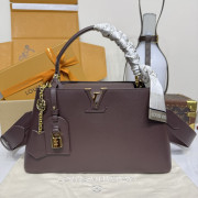 M12927 Capucines MM Souple Chocolate Brown ( Replica Sunglasses Quality)