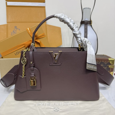 M12927 Capucines MM Souple Chocolate Brown ( Replica Sunglasses Quality)